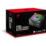 ASUS ROG Loki SFX-L 750W Platinum alimentation  Noir, 4x PCIe, Gestion des câbles