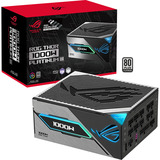 ASUS ROG Thor Platinum III (ROG Equalizer) alimentation modulaire 1000 watt Noir, 1x 12V-2x6, 4x PCIe, 1000 W, 100 - 240 V, Actif, 125 W, 1000 W, 125 W