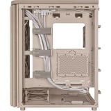 ASUS  boîtier midi tower Beige | 2x USB-A | 1x USB-C | Window