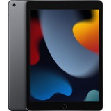 Apple iPad (2021) 256 Go, Wi‑Fi + Cellular,, Tablette Gris, 9e génération, iPadOS 15