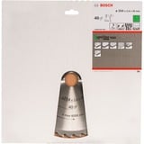 Bosch Lames de scies circulaires Optiline Wood, Lame de scie Bois, 25,4 cm, 3 cm, 1,4 mm, 2 mm, Biseau supérieur alterné