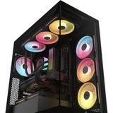 Corsair 3500X RS-R ARGB boîtier midi tower Noir | 2x USB-A | 1x USB-C | RGB | Verre Trempé