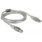 DeLOCK SuperSpeed USB-C 3.1 Gen1 Male > Female, Câble Transparent, 2 mètres