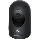 Foscam R8M Ultra HD, Dual-band WiFi 6, Caméra de surveillance Noir