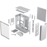 Fractal Design Define One boîtier midi tower Blanc | 2x USB-A | 1x USB-C | Window
