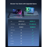 Govee AI Sync Box Kit 2 pour 27-34 pouces, Lampe Noir, Bluetooth, Wi-Fi, HDMI 2.1