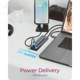 ICY BOX IB-HUB1450-C31, Hub USB Anthracite