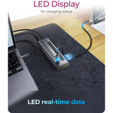 ICY BOX IB-HUB1450-C31, Hub USB Anthracite
