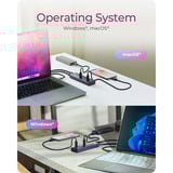 ICY BOX IB-HUB1450-C31, Hub USB Anthracite