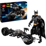 LEGO DC Super Heroes - La figurine de Batman à construire et la moto Bat-Pod, Jouets de construction 76273