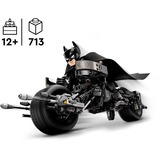 LEGO DC Super Heroes - La figurine de Batman à construire et la moto Bat-Pod, Jouets de construction 76273