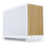 Lian Li A3-mATX Blanc (Wood Edition) boîtier midi tower Blanc/bois | 2x USB-A | 1x USB-C
