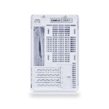 Lian Li A3-mATX Blanc (Wood Edition) boîtier midi tower Blanc/bois | 2x USB-A | 1x USB-C