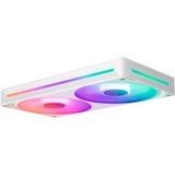 NZXT F240 RGB CORE ventilateurs de boîtier Blanc, 2 pièces, 240 x 120 x 26 mm
