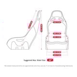 Next Level Racing NLR ES1 Haptic Feedback Sim Racing Seat, Siège de course Noir