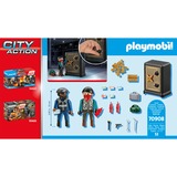 PLAYMOBIL City Action - Starter Pack Policier avec cambrioleur de coffre-fort, Jouets de construction 70908
