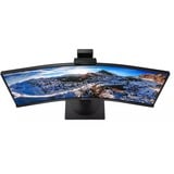Philips Brillance 346P1CRH/00 34" Moniteur UltraWide  Noir, 1x HDMI, 1x DisplayPort, USB-C, 100Hz