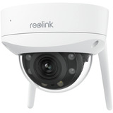 Reolink P437, 4K/8MP anti-vandalisme PoE, Caméra de surveillance Blanc, Vision nocturne en couleur