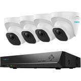 Reolink RLK8-800D4-AI kit de sécurité, Caméra de surveillance Blanc/Noir, 4 disques, 8 MP, PoE, 2 TB