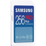 SAMSUNG PRO Plus 256 Go SDXC, Carte mémoire Blanc, UHS-I U3, Class 3, V30