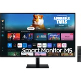 SAMSUNG Smart Monitor M5 M50D LS32DM502EUXEN 32"  Noir, 2x HDMI, WiFi, BT, Sound