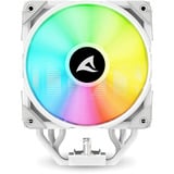 Sharkoon A50 RGB Refroidisseur CPU Blanc, Connecteur de ventilateur PWM à 4 broches