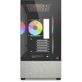 Sharkoon  boîtier mini tower Noir | 2x USB-A | 1x USB-C | RGB | Verre Trempé