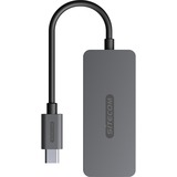 Sitecom USB-C vers 4x USB-C hub, Hub USB Gris