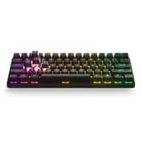 SteelSeries Apex Pro Mini Wireless RGB clavier gaming mécanique Noir, Layout US (QWERTY), SteelSeries OmniPoint 2.0, 60%