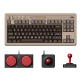 8BitDo Retro Mechanical Keyboard - C64 Edition, clavier gaming Beige/Noir, Kailh Box White V2, Kailh Box White V2