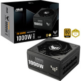ASUS TUF Gaming Gold alimentation modulaire 1000 watt Noir, 1x 12VHPWR, 4x PCIe, 1000 W, 100 - 240 V, 130 W, 1000 W, 130 W, 9,6 W
