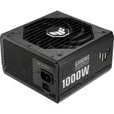ASUS TUF Gaming Gold alimentation modulaire 1000 watt Noir, 1x 12VHPWR, 4x PCIe, 1000 W, 100 - 240 V, 130 W, 1000 W, 130 W, 9,6 W