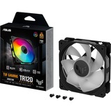 ASUS TUF Gaming TR120 ARGB Reverse ventilateur de boîtier Noir, 120 x 120 x 25 mm