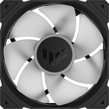 ASUS TUF Gaming TR120 ARGB Ventilateur inversé, Ventilateur de boîtier Noir/transparent, Ventilateur, 12 cm, Noir