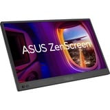 ASUS ZenScreen MB169CK 15.6" Moniteur Noir, 1x Mini HDMI, 2x USB-C, mini-HDMI, USB-C