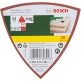 Bosch 2607017110 25 pièce(s) pâte sablée, Feuille abrasive 25 pièce(s), 96 mm, 120 mm, 20 mm, 70 g