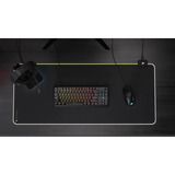 Corsair RGB clavier gaming mécanique Noir, Layout BE (AZERTY), Corsair MLX Red v2, 80% (TKL)