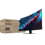 GIGABYTE  32" Moniteur gaming incurvé  Noir (Mat)