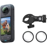 Insta360 X4 Motorcycle Bundle, Caméra vidéo Noir, 8K, 360°