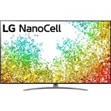 LG 55NANO966PA NanoCell TV, Téléviseur LED Argent, 4x HDMI, 3x USB, Optique, Bluetooth, LAN, WLAN, HDR, Dolby Vision