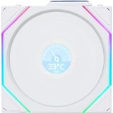 Lian Li UNI FAN TL 120 LCD Wireless ventilateur de boîtier RGB  Blanc, 120 x 124 x 28 mm, PWM, 1x 9 broches USB