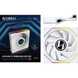 Lian Li UNI FAN TL 120 LCD Wireless ventilateur de boîtier RGB  Blanc, 120 x 124 x 28 mm, PWM, 1x 9 broches USB