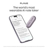 Plaud NotePin S, Enregistreur vocal Violet, 64 Go, Bluetooth 5.2 / BLE (Bluetooth Low Energy) / Wi-Fi)