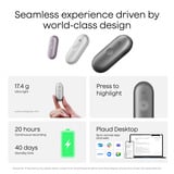 Plaud NotePin S, Enregistreur vocal Violet, 64 Go, Bluetooth 5.2 / BLE (Bluetooth Low Energy) / Wi-Fi)