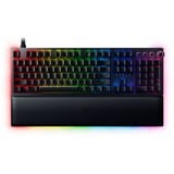 Razer Huntsman V2 Analog RGB clavier gaming Noir, Layout FR (AZERTY), Razer Analog Optical, 100%, Double-shot PBT