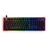 Razer Huntsman V2 Analog RGB clavier gaming Noir, Layout FR (AZERTY), Razer Analog Optical, 100%, Double-shot PBT