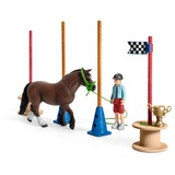 Schleich Farm World - Concours d'agilité à poney, Figurine 42482