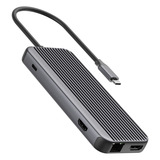 Sitecom Adaptateur multiport USB-C Power Delivery 8 en 1 Pro 2x HDMI, Station d'accueil Noir