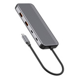 Sitecom Adaptateur multiport USB-C Power Delivery 8 en 1 Pro 2x HDMI, Station d'accueil Noir