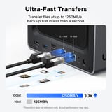 UGREEN NASync DXP4800 Plus Gris, 1x 2,5GbE, 1x 10GbE, HDMI, USB-C